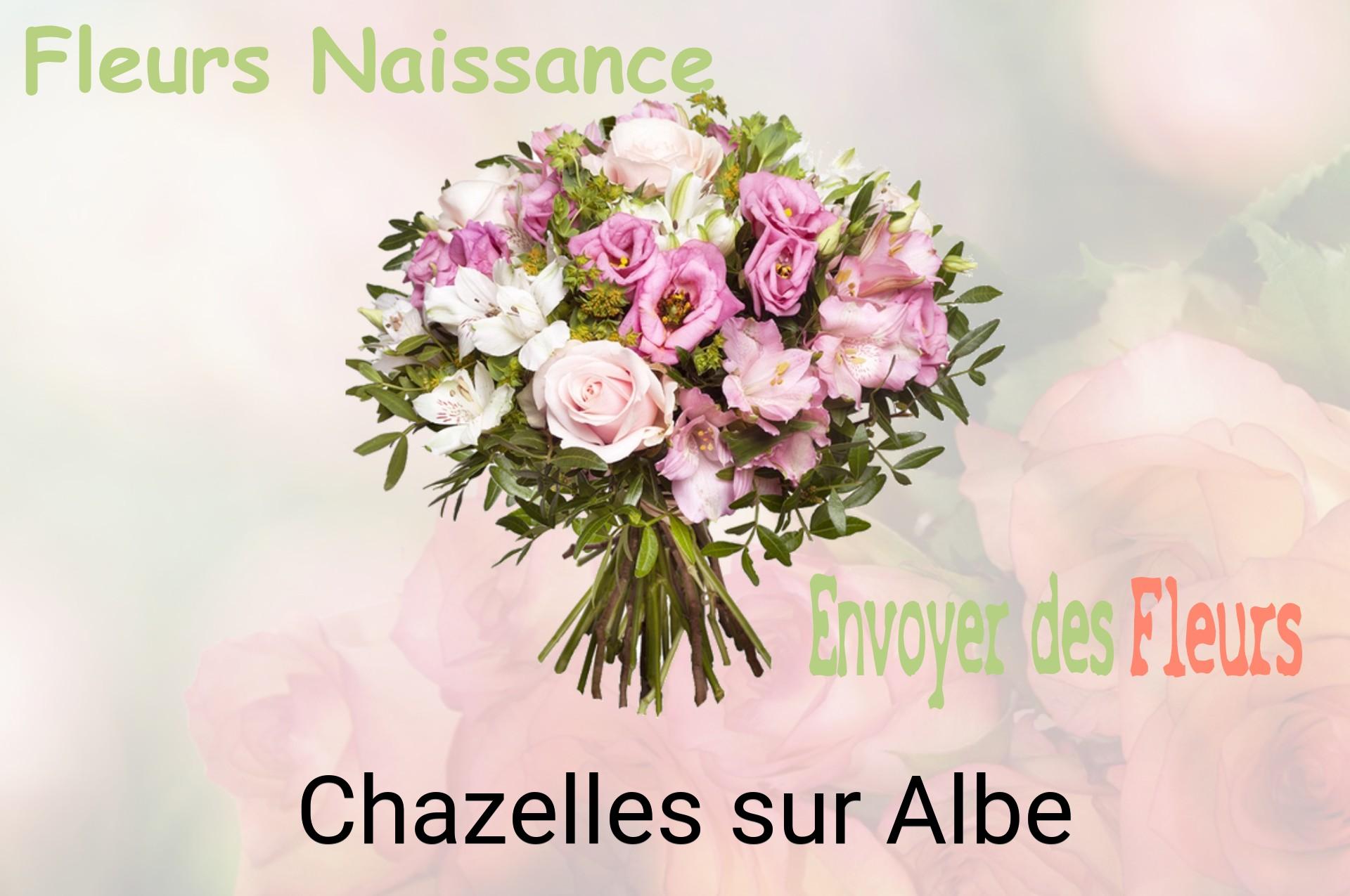 Bouquet de fleurs de naissance livré à Chazelles-sur-Albe
