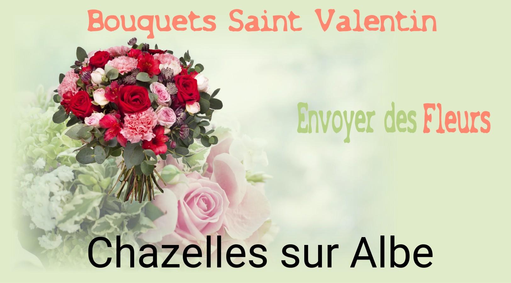 Roses de Saint-Valentin livrées à Chazelles-sur-Albe